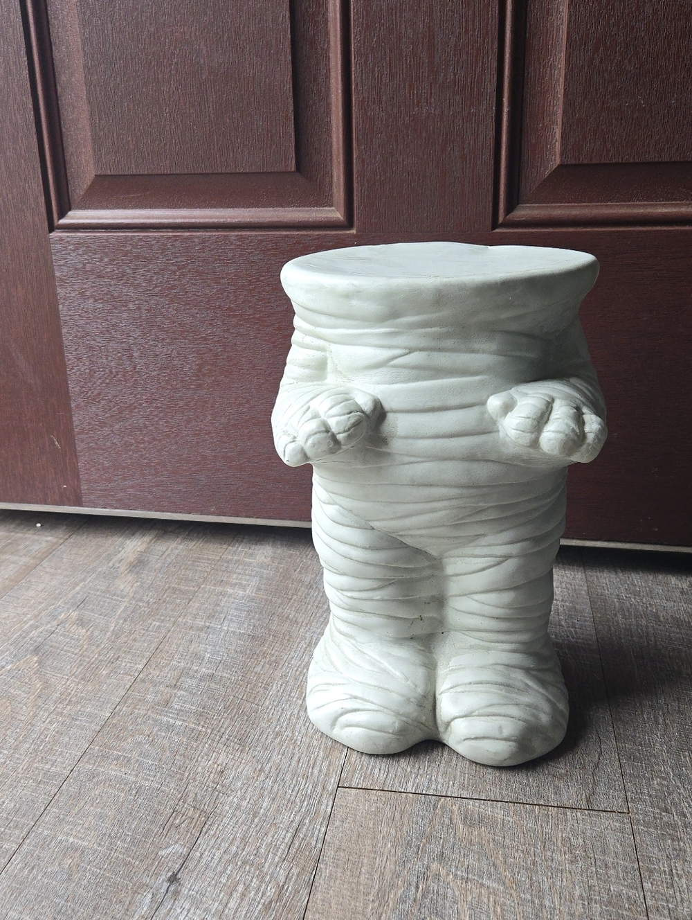 Halloween Blow Mold Stand Candy Holder Mummy Indoor Outdoor Decor